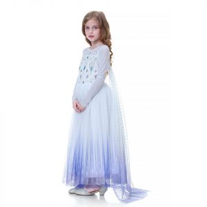 Robe Princesse Elsa Blanche
