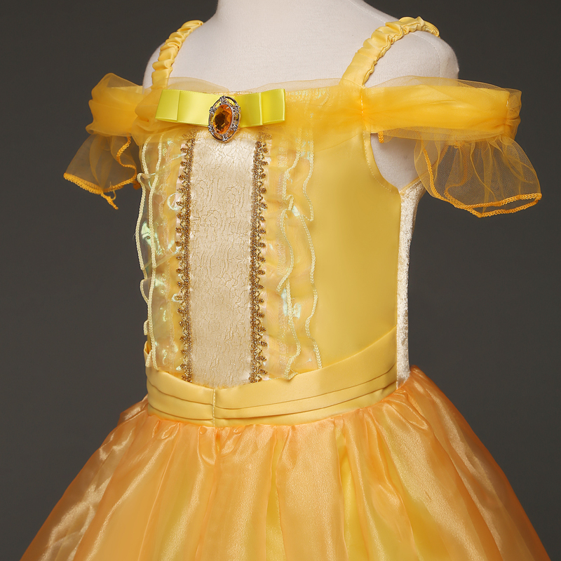 Costume de princesse Belle La Belle et la Bête - Robe de princesse pour  fille