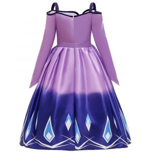 Robe Princesse Reine des Neiges Elsa Violette