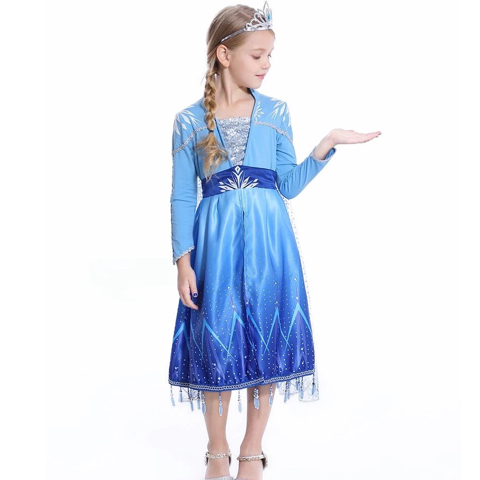 Robe la Reine des Neiges princesse Elsa pour fille • Petites Pirates