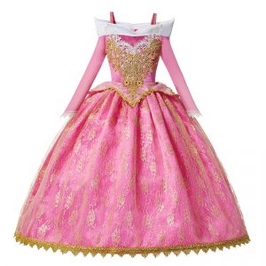Robe Princesse Royale Rose pour Fille