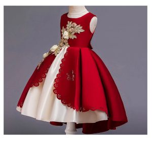 Robe Princesse de Cérémonie Rouge