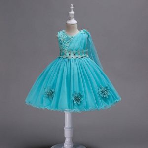 Robe de Bal Princesse Bleu Turquoise