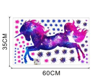 Sticker Princesse Licorne Étoilée