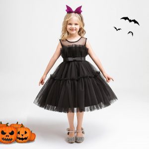 Robe Princesse Noire pour Halloween