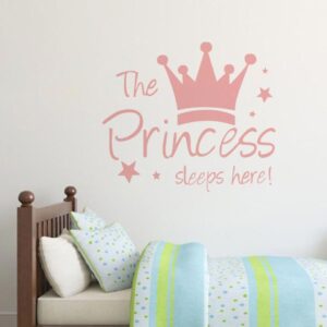 Sticker The Princess Sleeps Here
