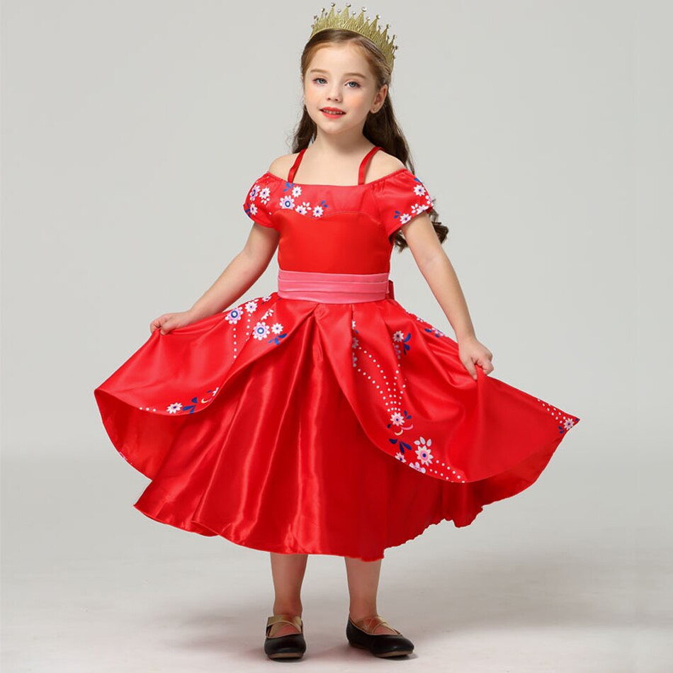 5/6 ans) Costume déguisement robe - Vaiana, Elena d'Avalor - Rubies - 5 ans