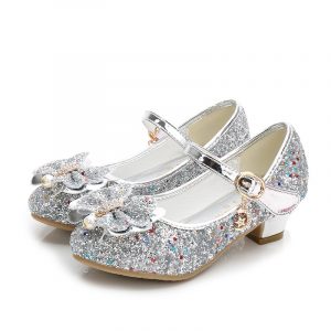 Chaussures Princesse Argentées Petite Fille