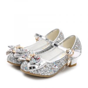 Chaussures Princesse Argentées Petite Fille