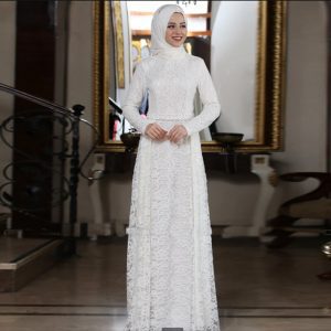 Robe de Mariée Princesse Hijab
