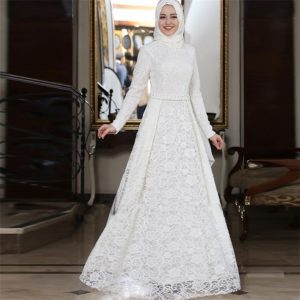 Robe de Mariée Princesse Hijab