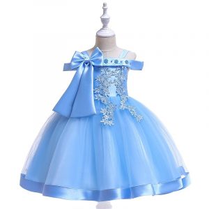 Robe Demoiselle D’Honneur Princesse Bleu Ciel