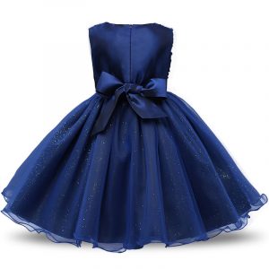 Robe Princesse Bleue à Paillettes Fille