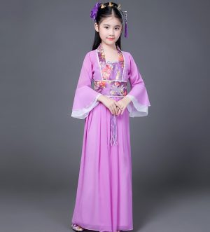 Robe Princesse Chinoise Violette