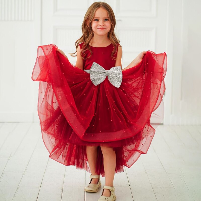 Robe de princesse Rouge vif (9 mois à 5 ans)
