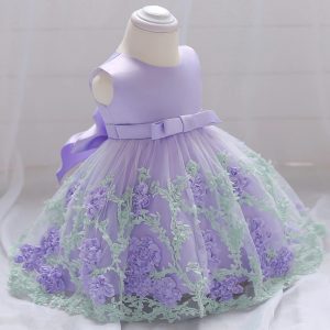 Robe Princesse Violette pour Bébé