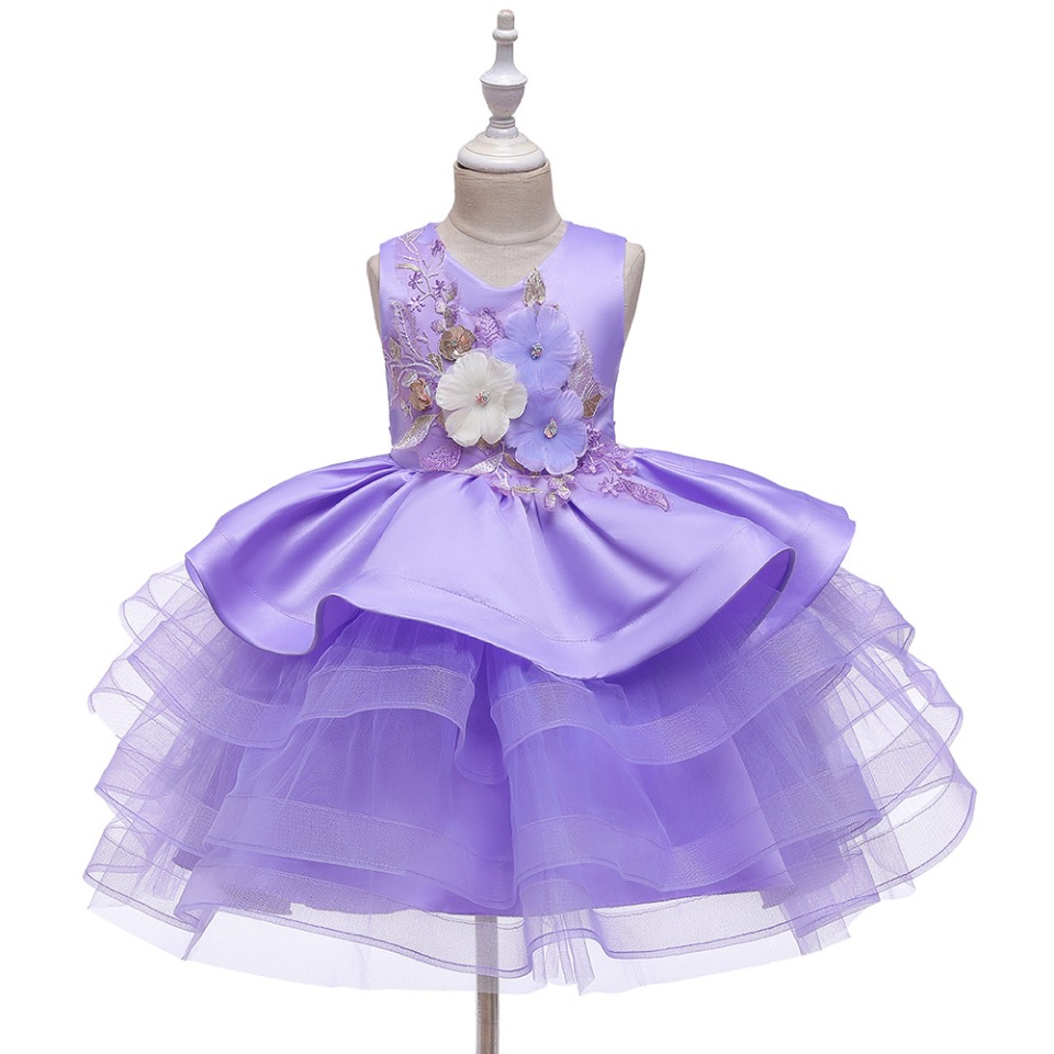 Robe de Princesse pour Fillette Violette